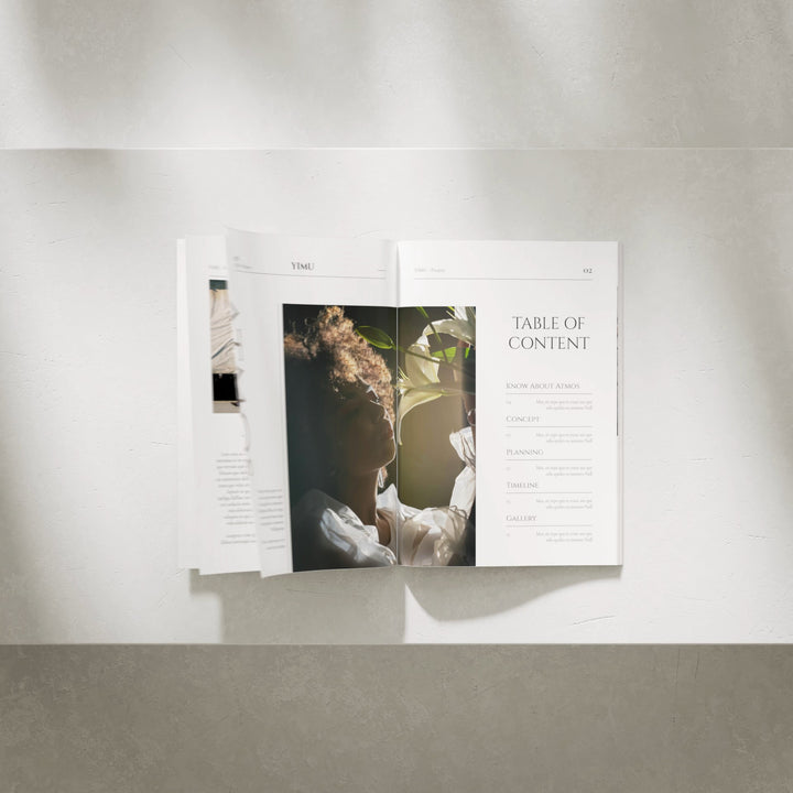 Animated Magzine Video Mockup,3D Page Flip Animation Template,Digital Download