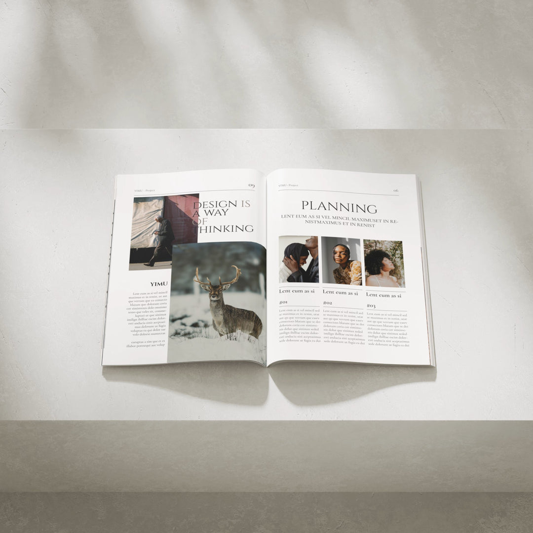 Animated Magzine Video Mockup,3D Page Flip Animation Template,Digital Download