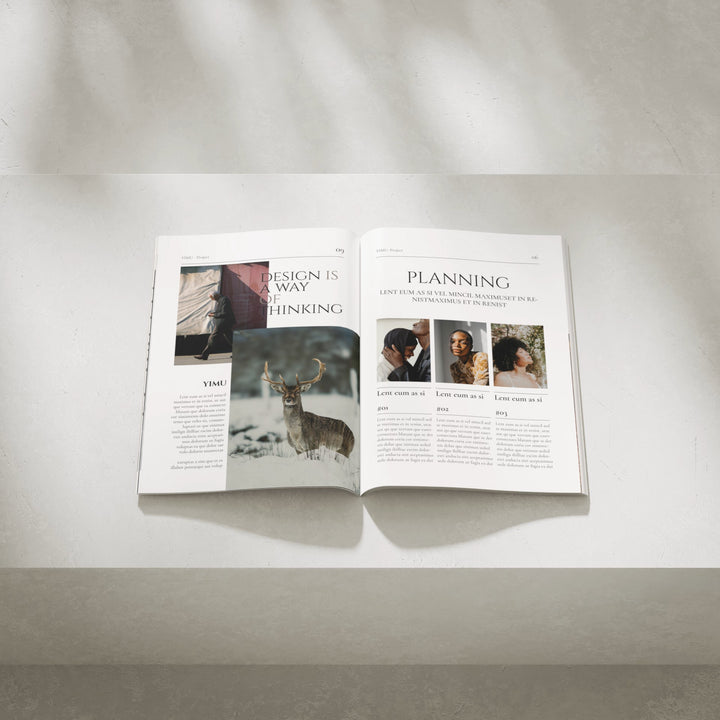 Animated Magzine Video Mockup,3D Page Flip Animation Template,Digital Download