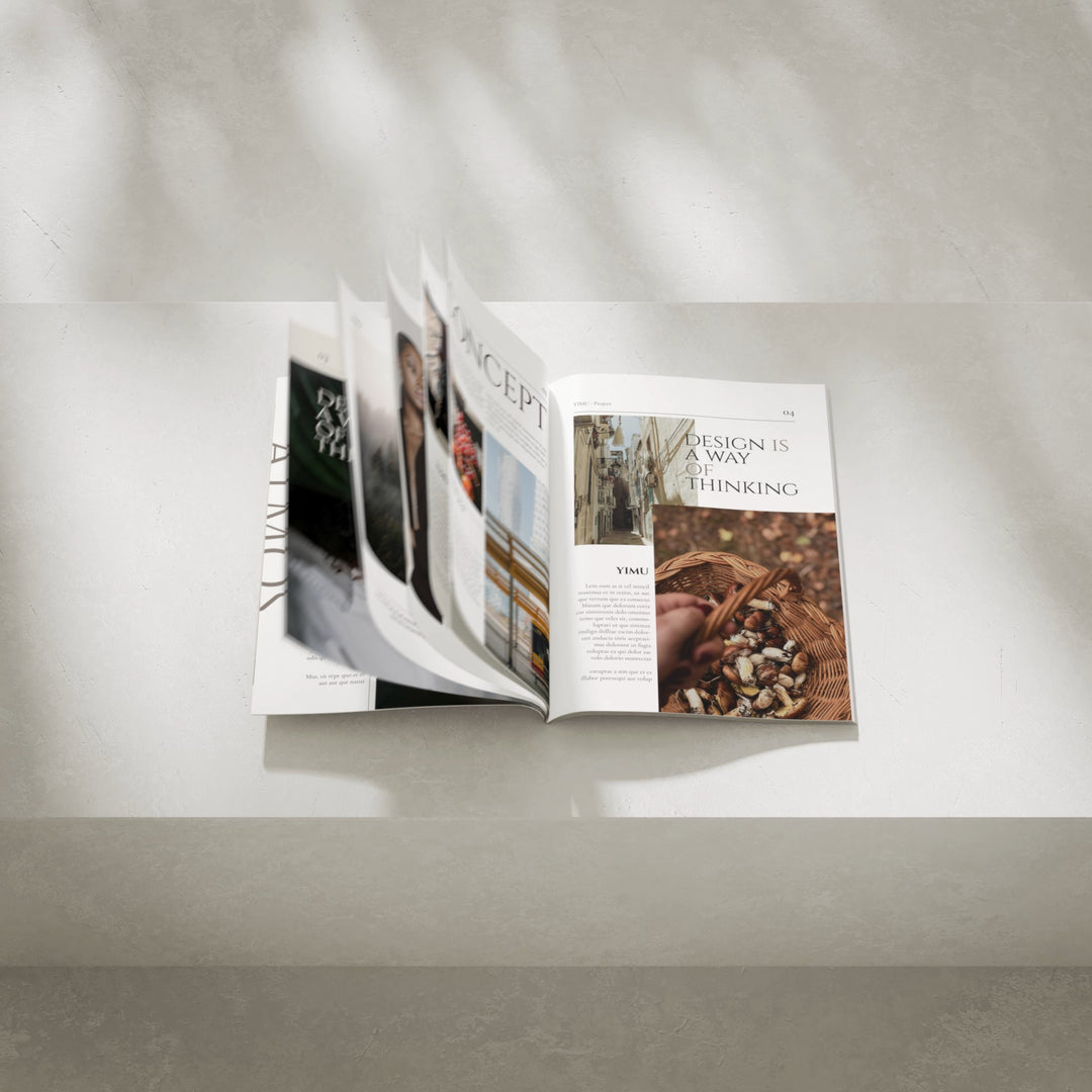 Animated Magzine Video Mockup,3D Page Flip Animation Template,Digital Download