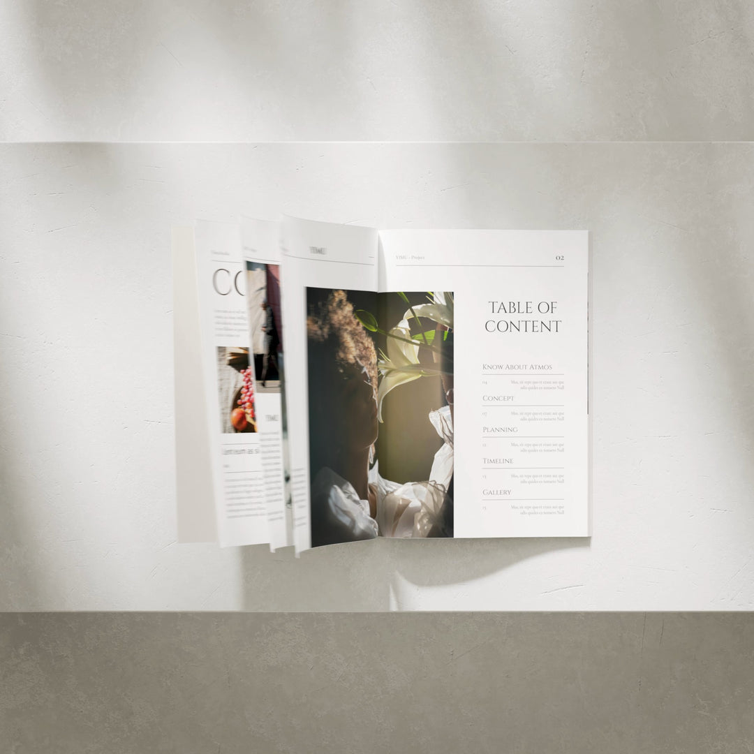 Animated Magzine Video Mockup,3D Page Flip Animation Template,Digital Download