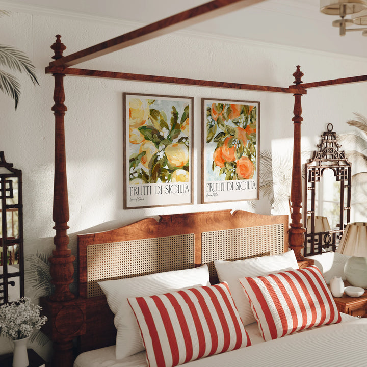 2 Wood Frame Mockups in South Asian Bedroom - 5x7 Ratio - preview 3