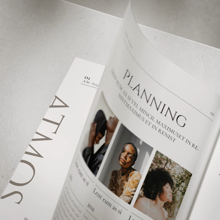 Animated Magzine Video Mockup,3D Page Flip Animation Template,Digital Download