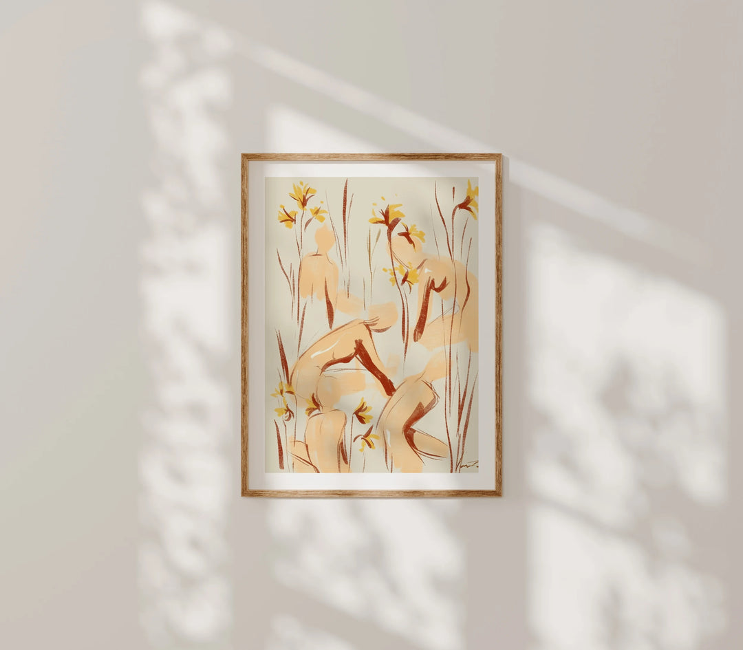 Minimalist Wood Frame Mockup,3x4 Ratio Boho Frame Mockup,Print Poster Mockup,Mock Up Wall Art,Printable Art Display,Photopea,PSD Template