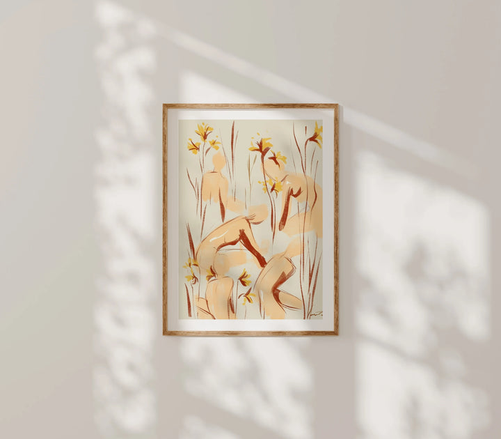 Minimalist Wood Frame Mockup,3x4 Ratio Boho Frame Mockup,Print Poster Mockup,Mock Up Wall Art,Printable Art Display,Photopea,PSD Template