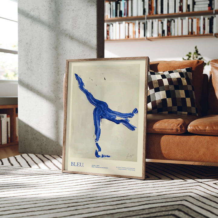 3x4 Wood Frame Mockup, Wall Art Poster Template (PSD Smart Object)