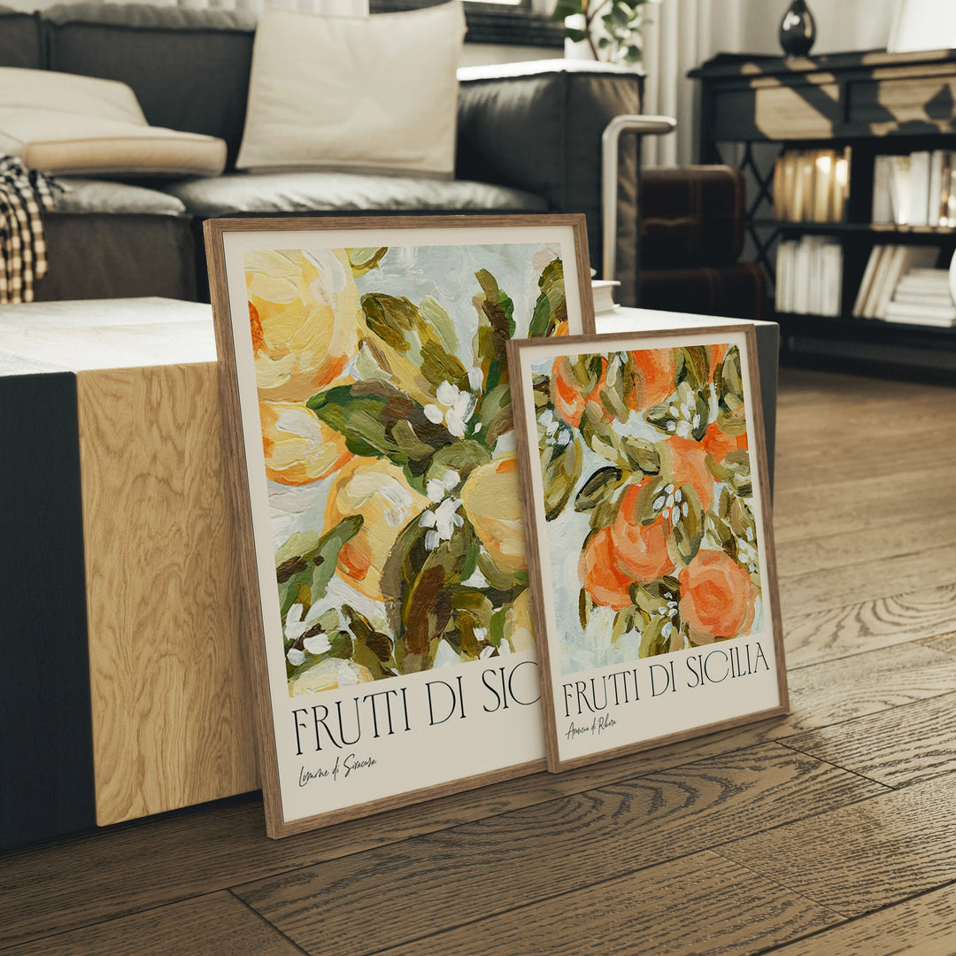 3x4 Wood Frame Mockups, Set of 2 Wall Art Mockups (PSD JPEG)
