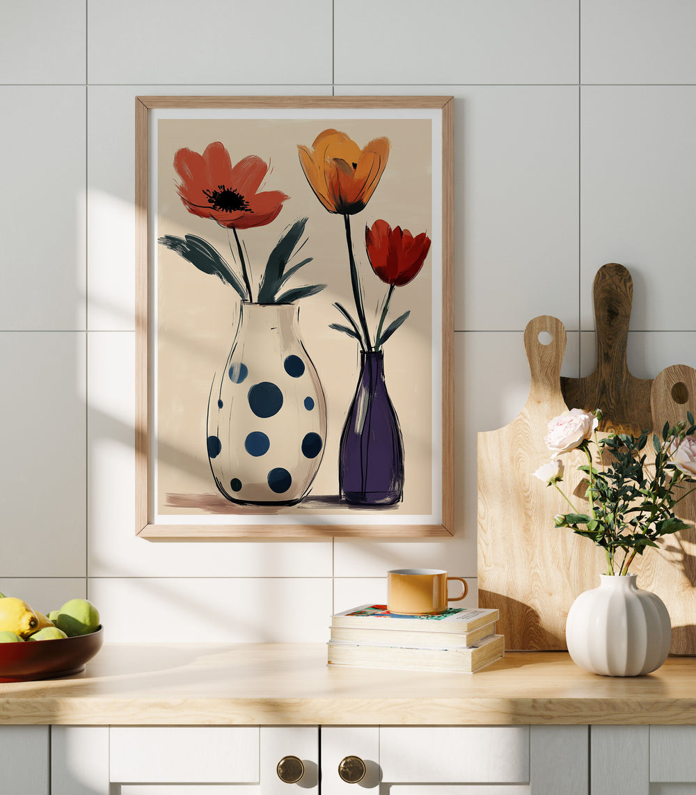 Frame Mockup in Kitchen