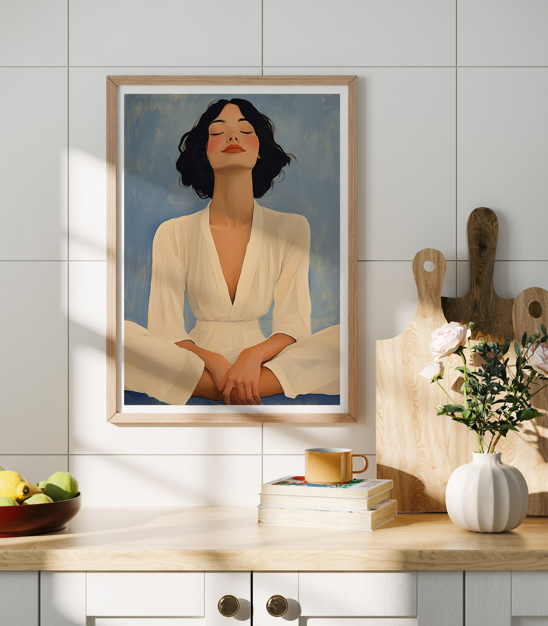 Frame Mockup in Kitchen