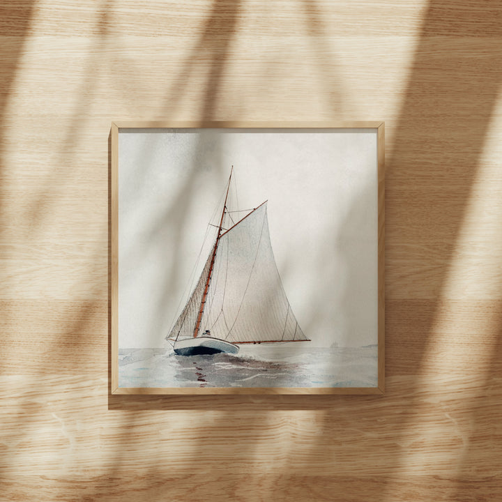 Square Wood Frame Mockup