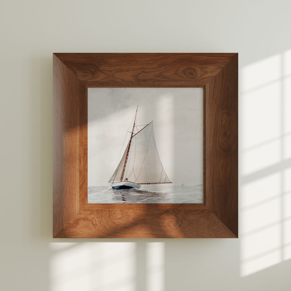 Square Wood Frame Mockup