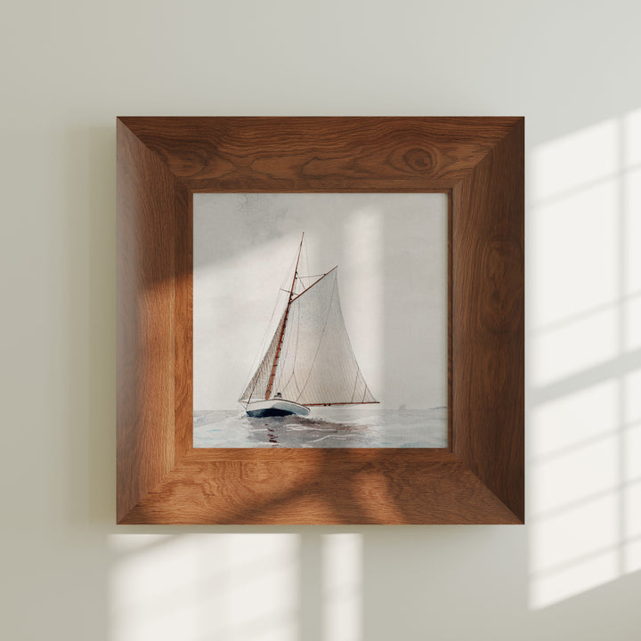 Square Wood Frame Mockup