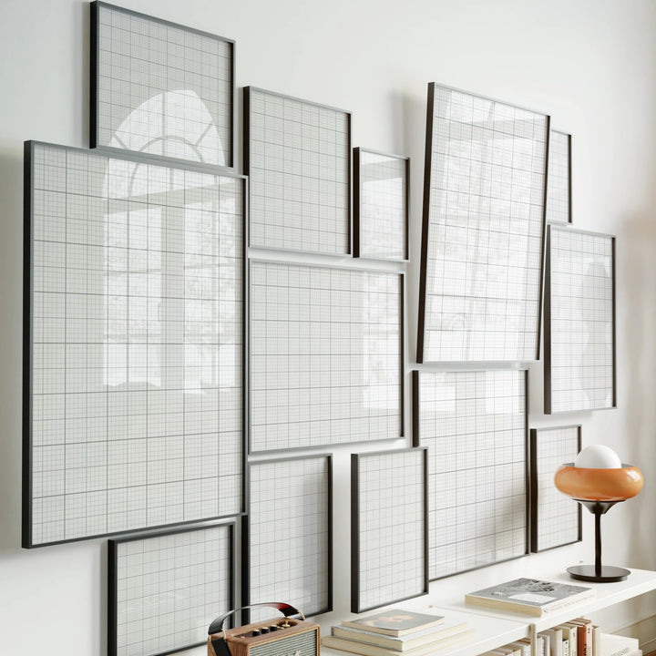 Animated 13 Black Frame Gallery Wall without Mats - 5x7 Ratio - preview 3