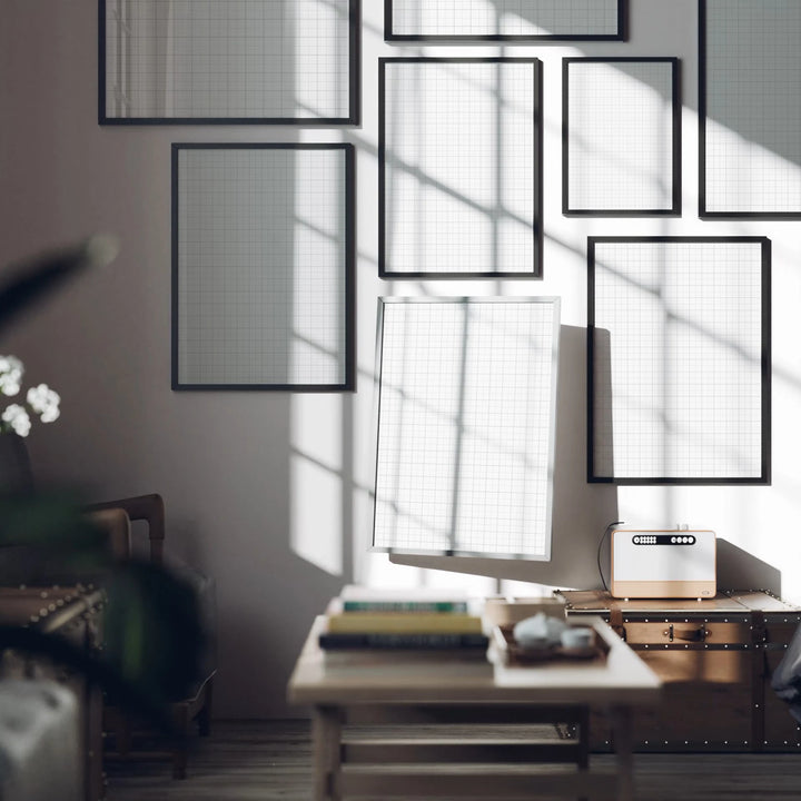 Animated Gallery Wall Black Frame Set Mockup - 5x7 Ratio - preview 8