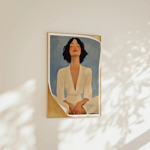 Animated Gallery Wall Wood Frame Set Mockup - 5x7 Ratio - preview 3
