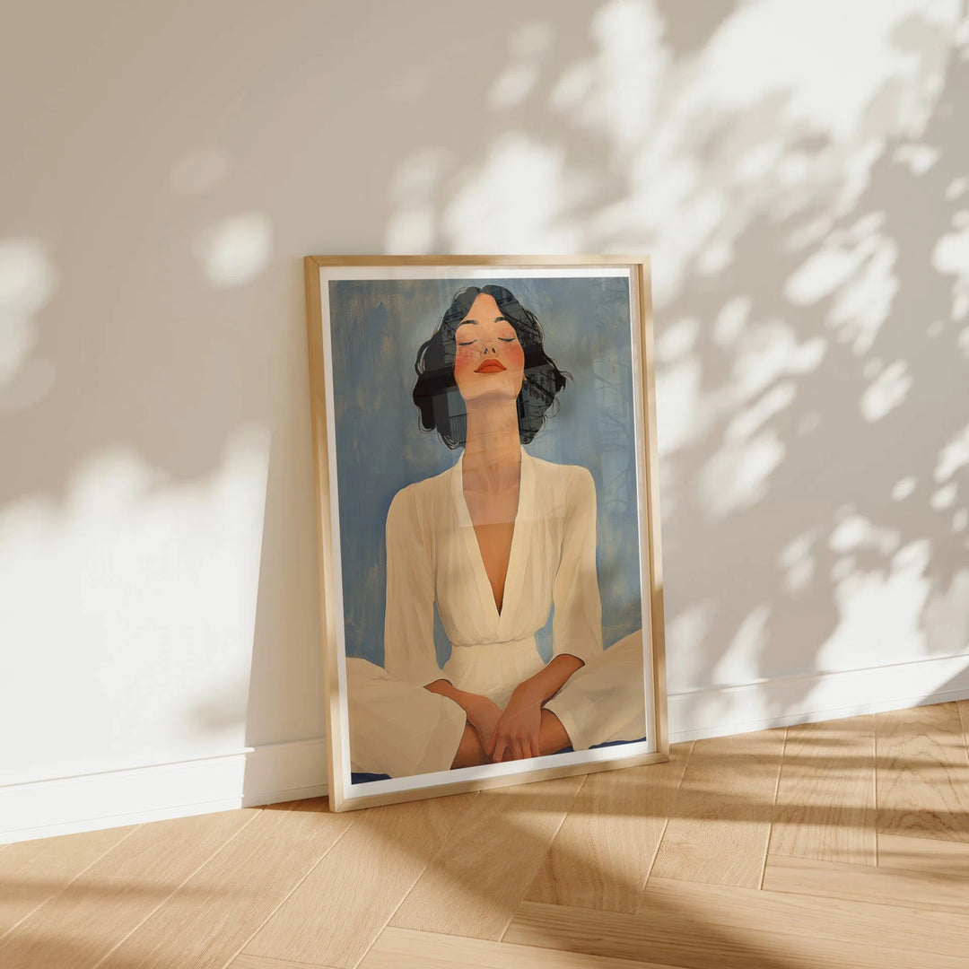 Animated Oak Wood Frame in Sunlit Room - 5x7 Ratio - preview 4