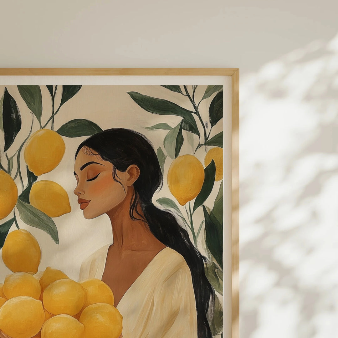 Animated Oak Wood Frame in Sunlit Room - 5x7 Ratio - preview 5
