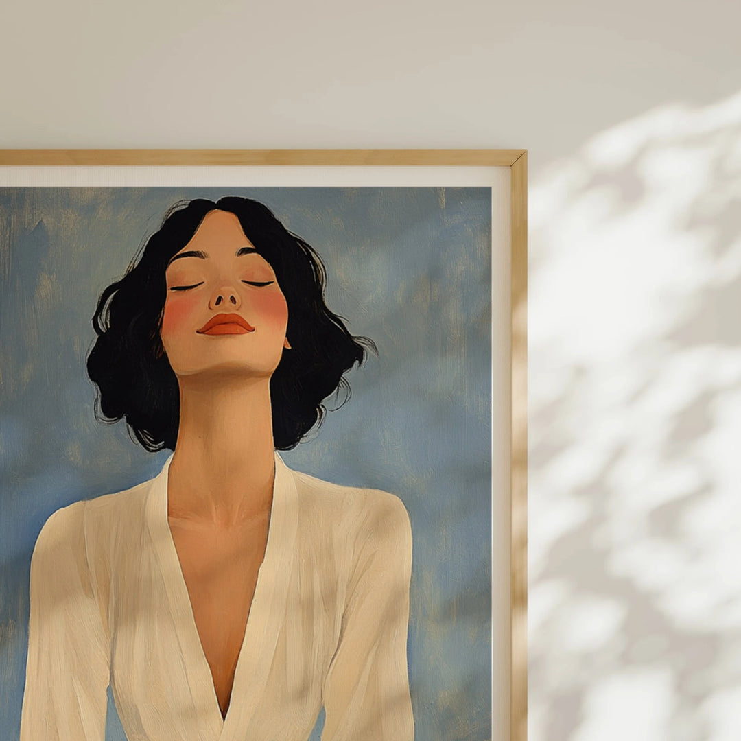 Animated Oak Wood Frame in Sunlit Room - 5x7 Ratio - preview 11