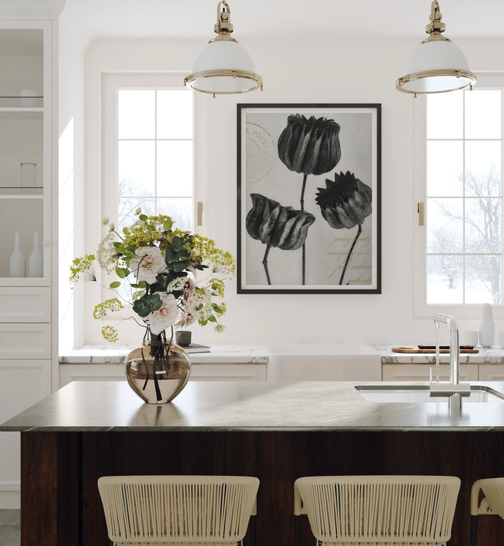 Black Frame Mockup in Modern Kitchen - 3x4 Ratio - preview 5