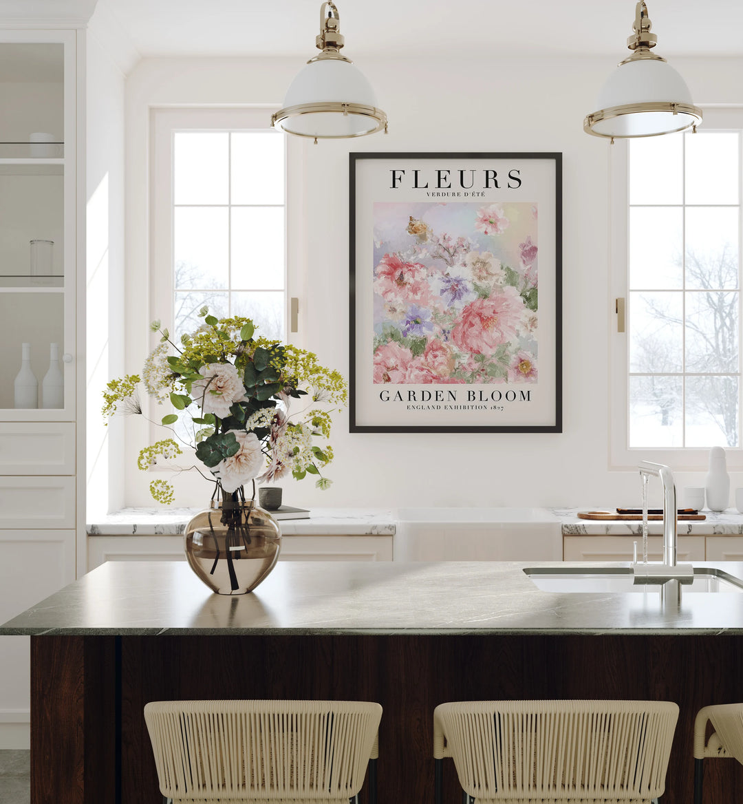 Black Frame Mockup in Modern Kitchen - 3x4 Ratio - preview 6