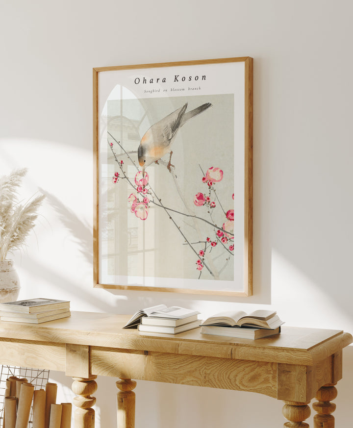 Wood Frame Mockup in Living Room,3x4 Ratio Frame Mock-Up with Reflection