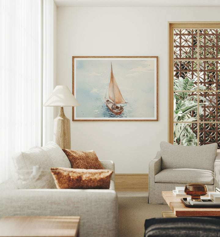 4x3 Horizontal Wood Frame Mockup,Wall Art Mockup,Poster Mockup
