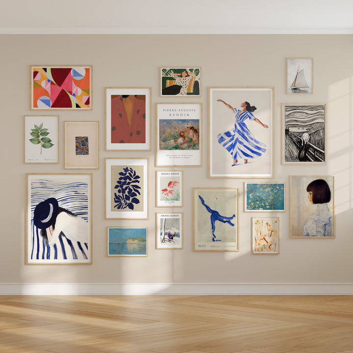 Gallery Wall Art Mockup,5x7 Wood Frame Mockup,Picture Frame Mockup,Multiple Frames Mockup