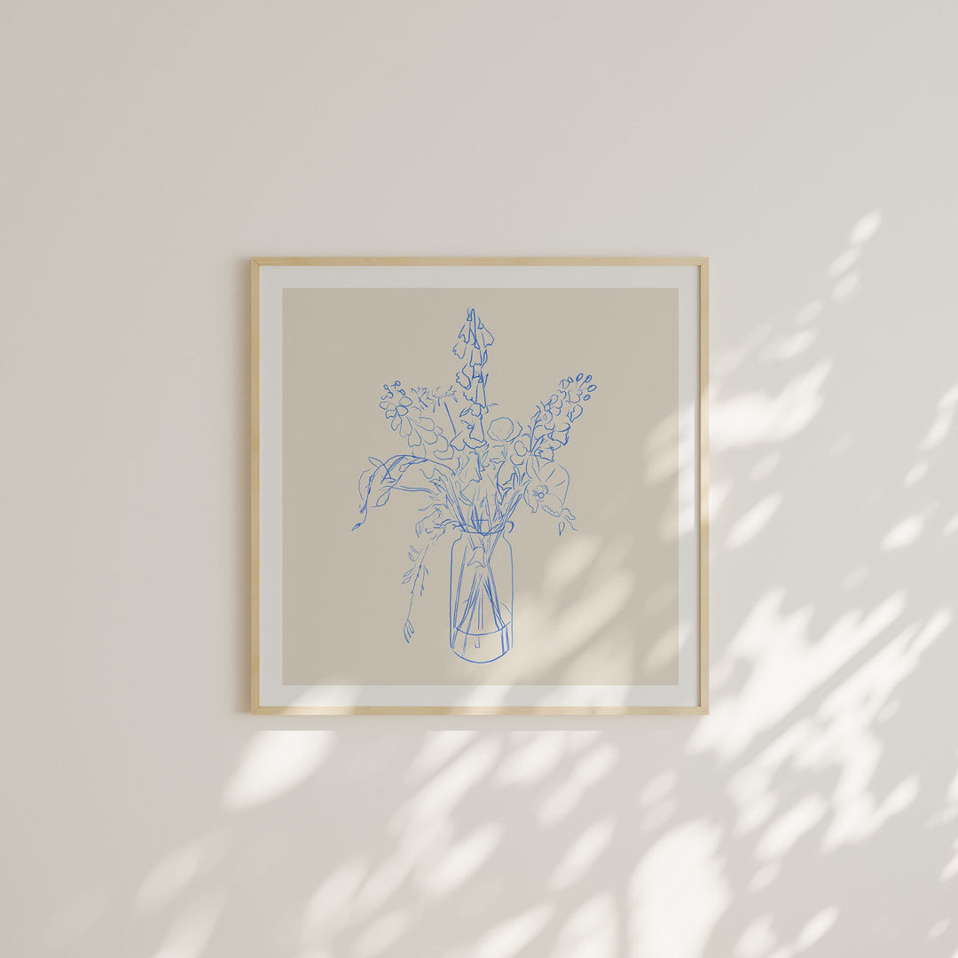 Minimalist Wood Frame Mockup,Square Picture Frame Mock-up,Wall Art Mockup