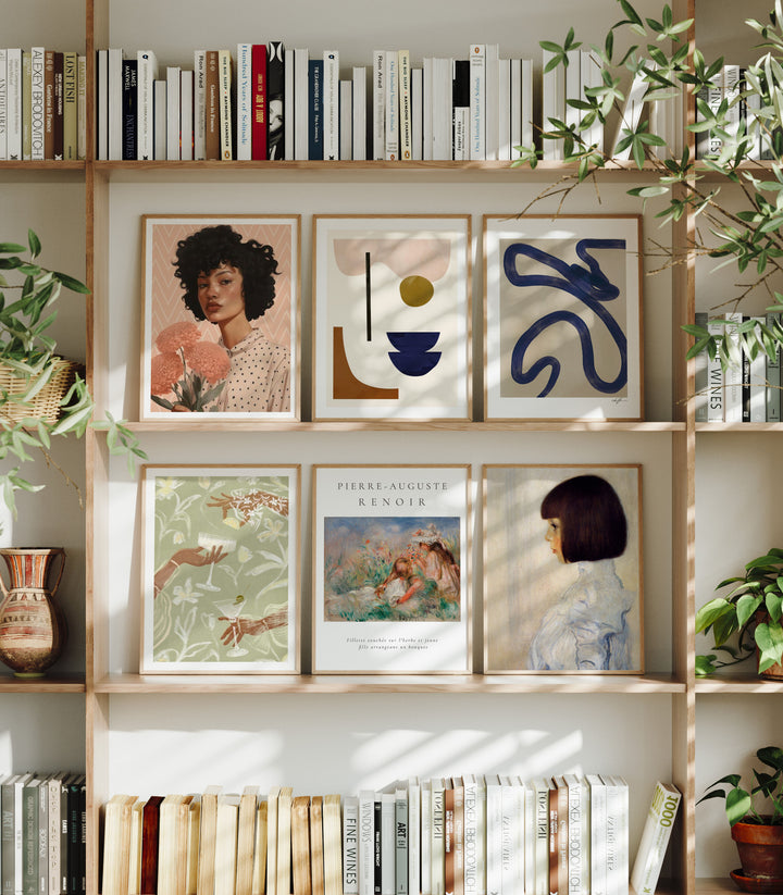 Gallery Art Frames Mockup,3x4 Ratio Multiple Frames,Print Poster Mockup,Digital Templates