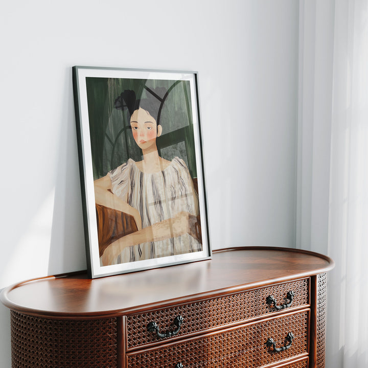 3x4 Black Frame Mockup in Living Room,Poster Mockup,Mockup for Printables