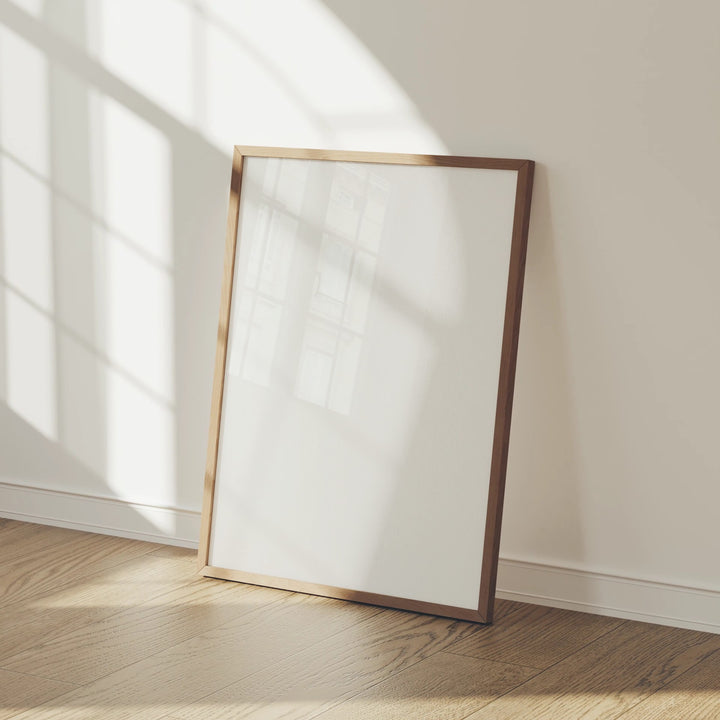 Animated Video Wood Frame Mockup | Vertical 3x4 Ratio | 3 Scenes Interior Mockup Video