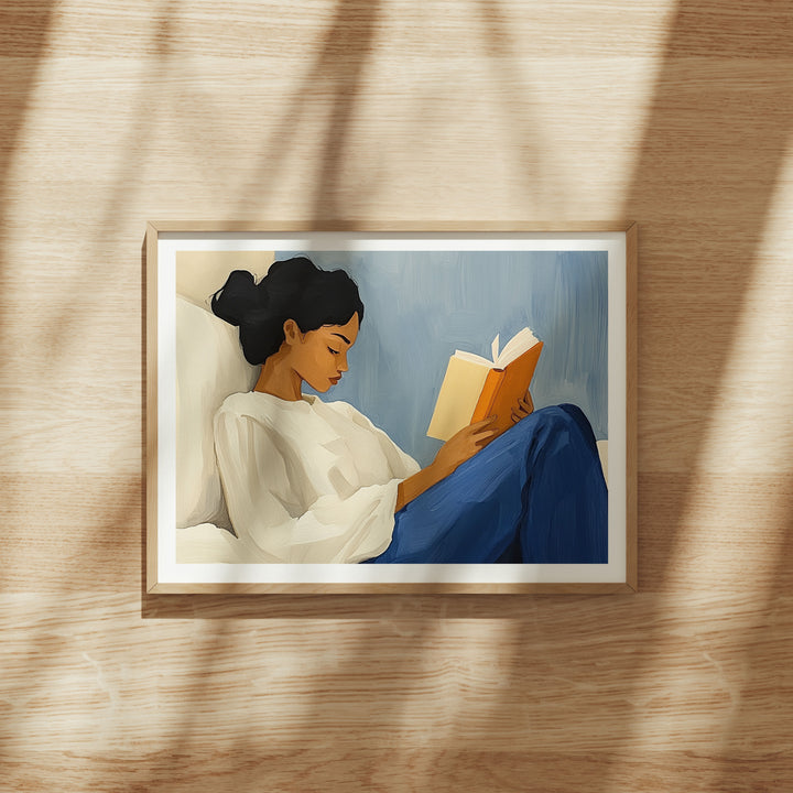 Wood Frame Mockup on Wood Floor,3x4 Horizontal Frame Mockup,Picture Frame Mockup