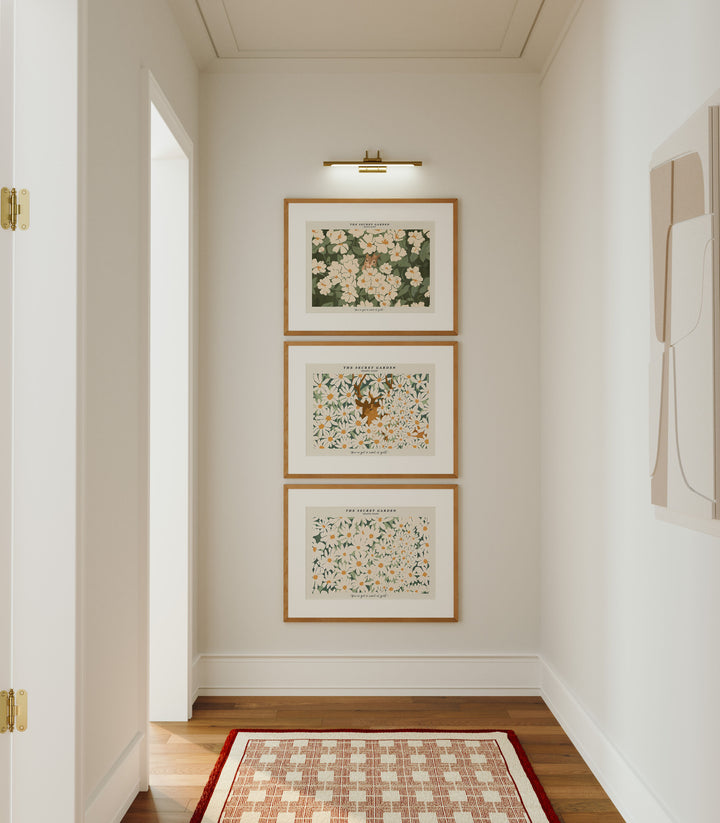 Set of 3 Horizontal Gallery Frame Mockup,7x5 Frame Mockups,Wall Art Mockup,Digital Templates