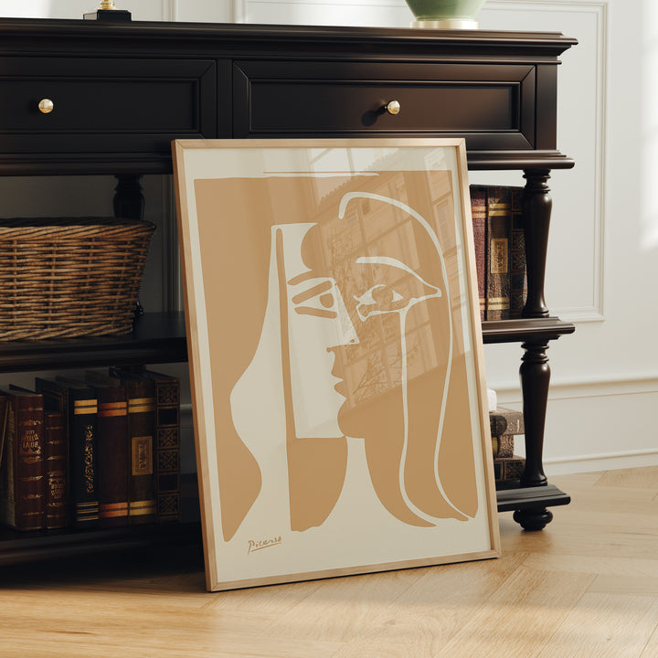 3x4 Ratio Frame Mock-Up with Reflection,Picture Frame Mockup,Photopea Templates