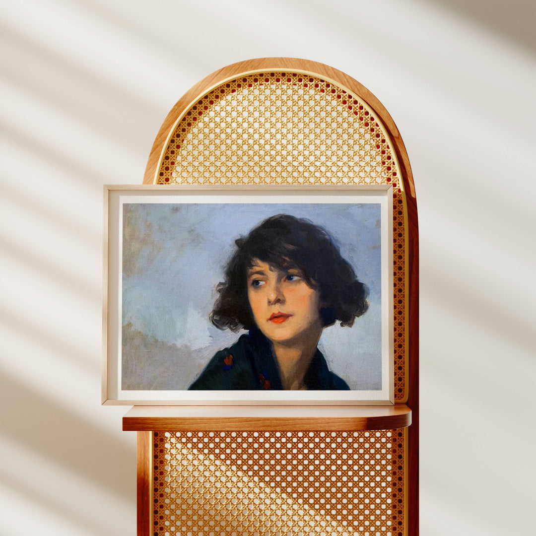 Horizontal Wood Frame Mockup,Minimalist 4x3 Ratio Picture Frame Mock-Up,Art Print Display