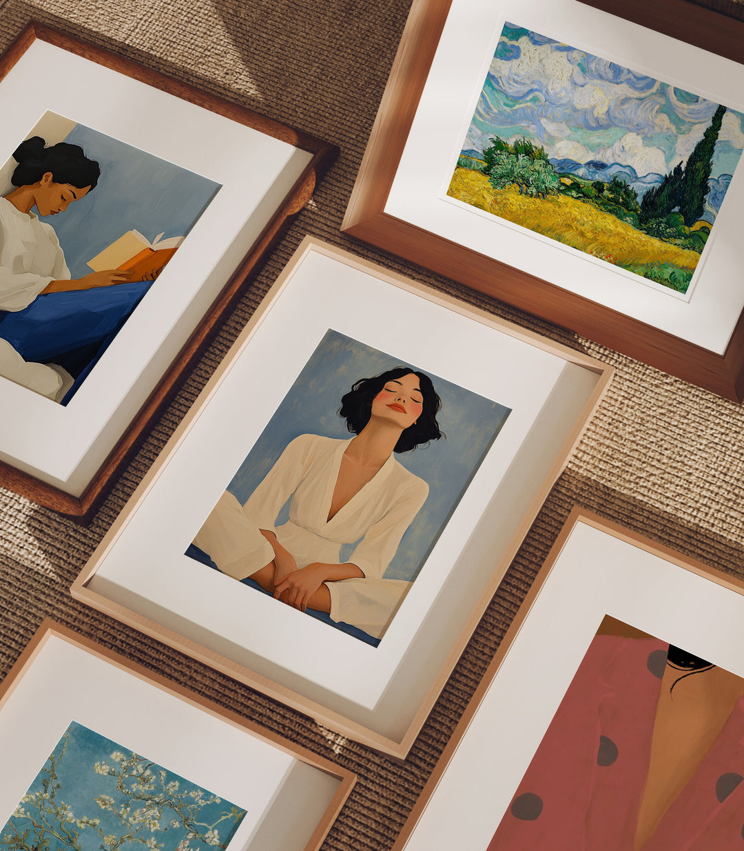 Set of 5 Art Frame Mockups