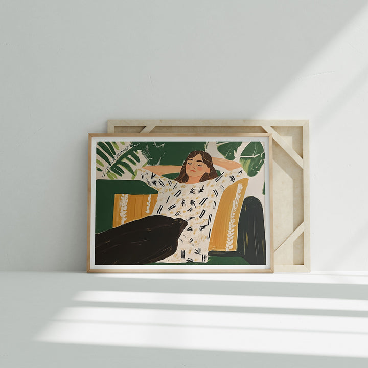 Minimalist 4x3 Wood Frame Mockups with Blank Background,Horizontal Picture Frame Mock-up