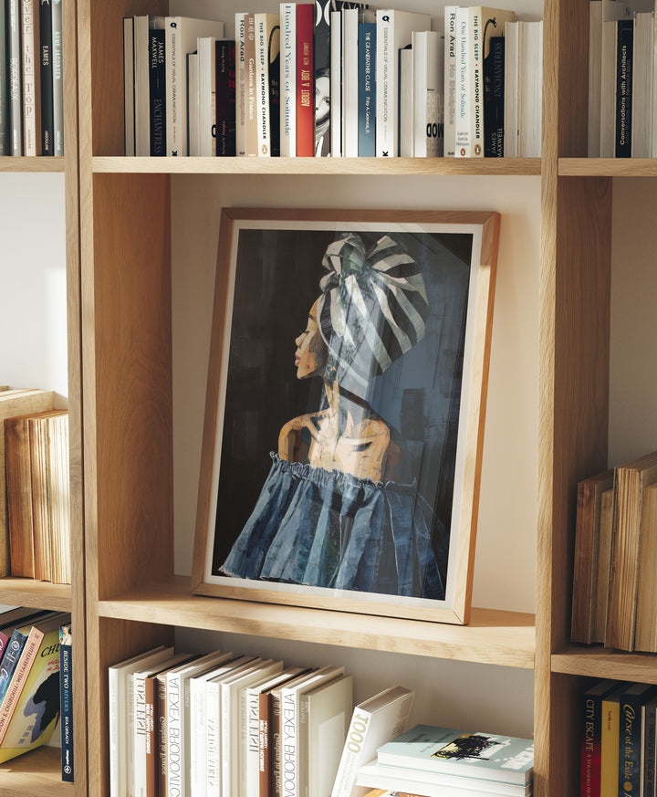 Wood Frame Mockup in home Interior,3x4 Ratio Frame Mock-Up with Reflection,Picture Frame Mockup,Poster Mockup,Digital Template