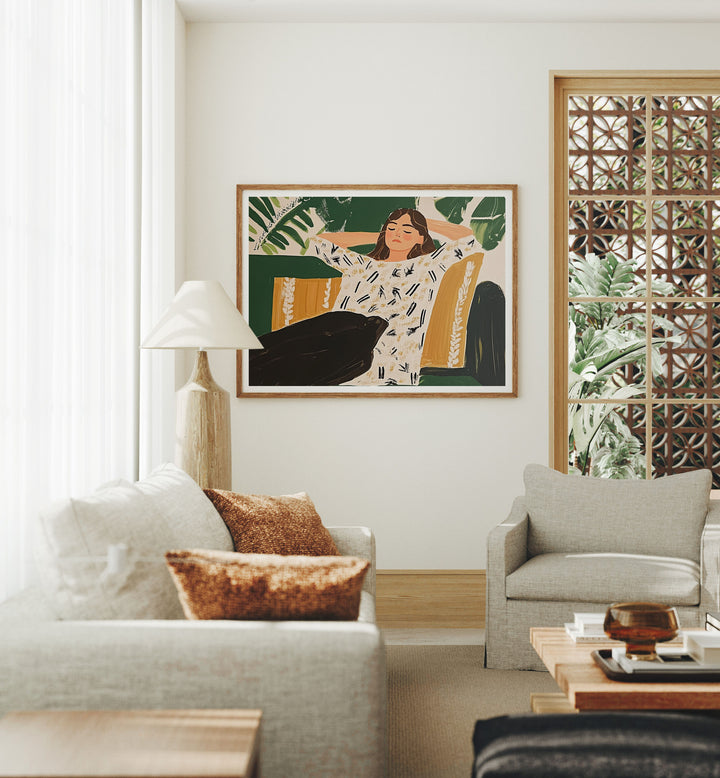 4x3 Horizontal Wood Frame Mockup,Wall Art Mockup,Poster Mockup