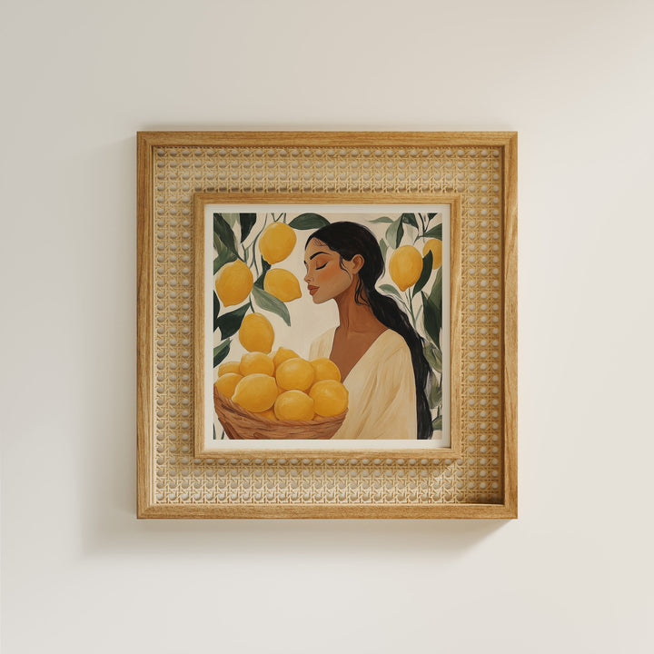 Minimalist Square Wood Frame Mockup,Picture Frame Mockup