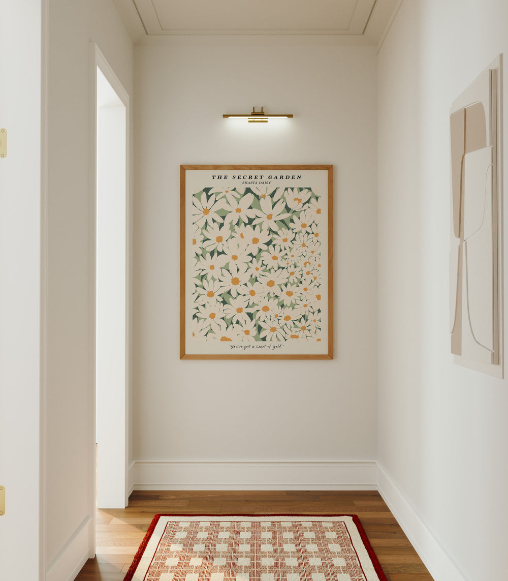 Poster mockup with editable PSD smart object layer