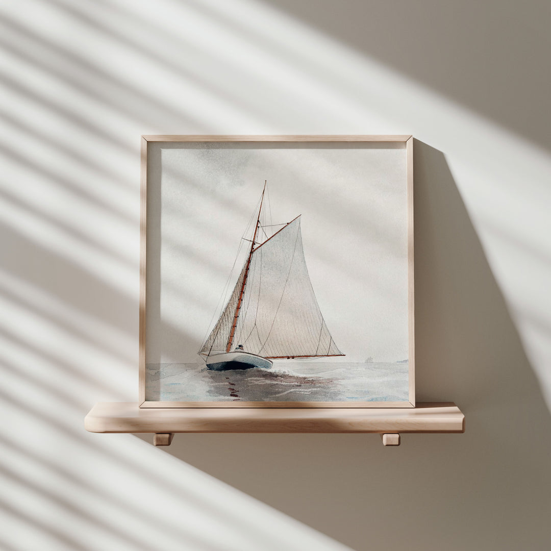 Minimalist Square Wood Frame Mockup,Picture Frame Mockup