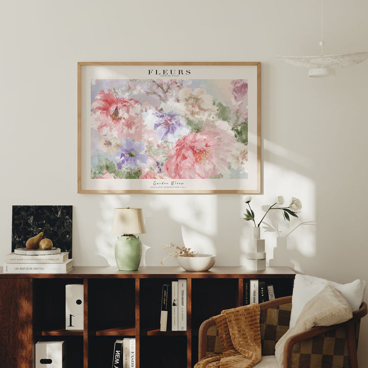 Horizontal Wood Frame Mockup in Home Interior,DIN A Ratio Picture Frame Mockup,Art Print Mockup