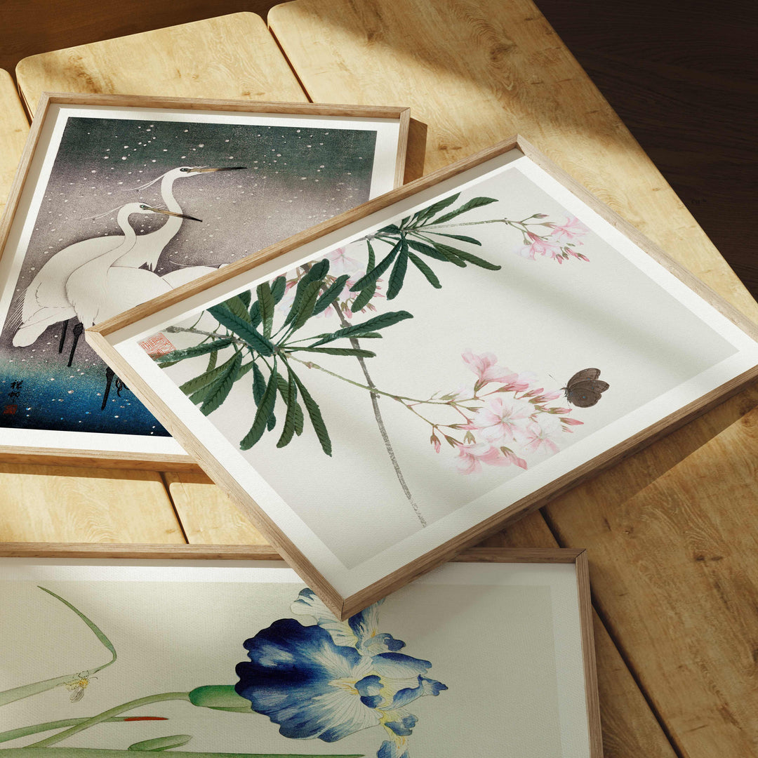 Set of 3 Wood Frame Mockup on Table,3x4 Ratio Frame Mock-Up,Art Print Display