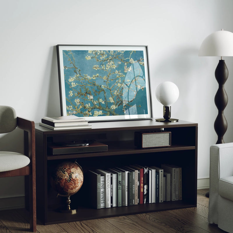 Animated Video Black Frame Mockup | Horizontal 14x11 Ratio | 4 Scenes Interior Mockup Video