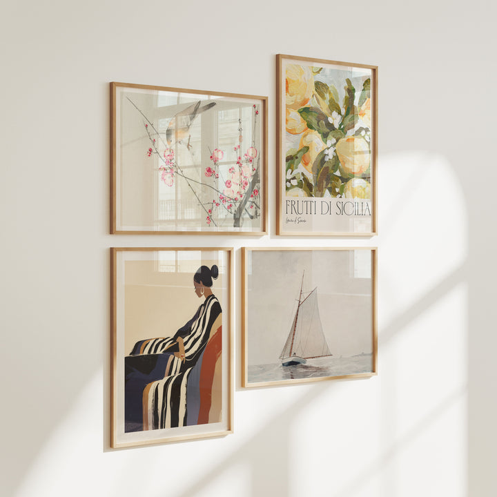 Gallery Wall Mockups,3x4 Wood Frame Mock-Up,Wall Art Mockup,Digital Templates