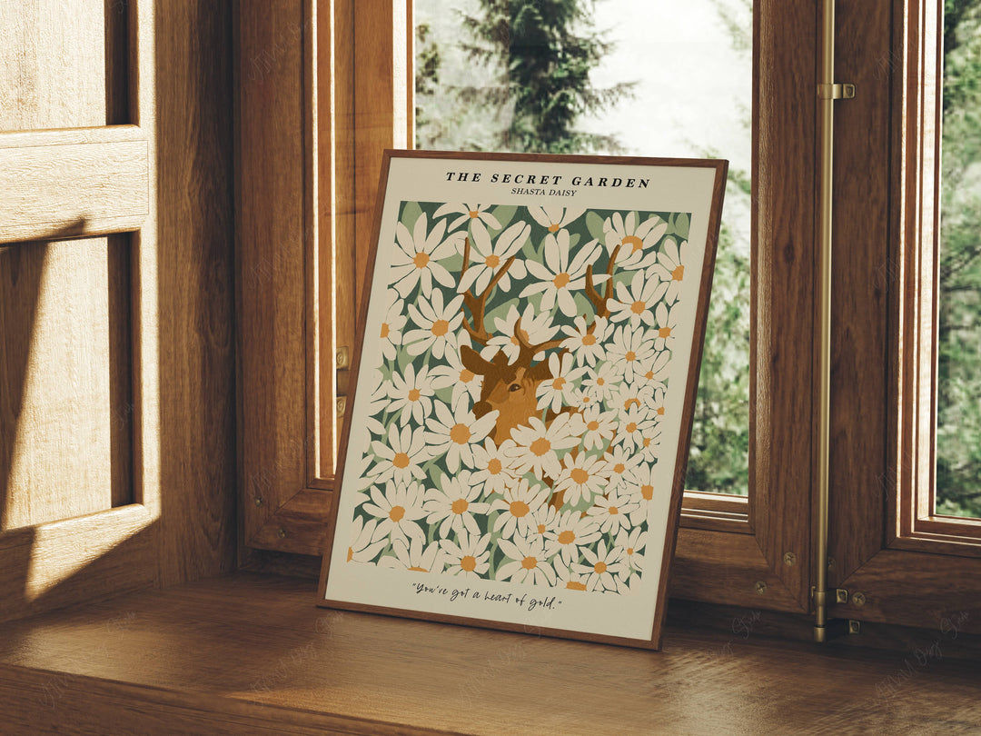 5x7 Boho Wood Frame Mockup Lean on Window,Poster Mockup,Vintage Mockup