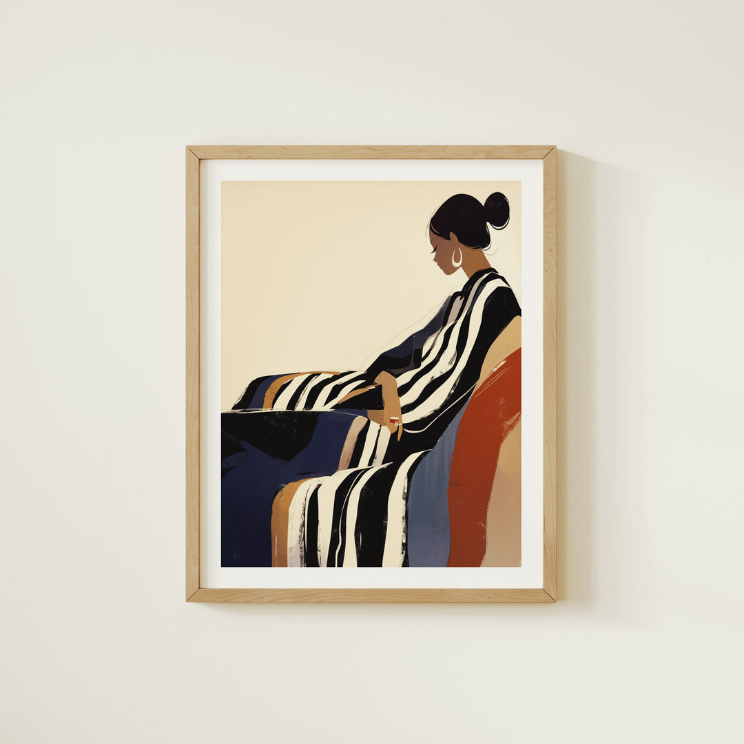 Wood Frame Mockup with Blank Background,8x10 Ratio Frame Mock-Up