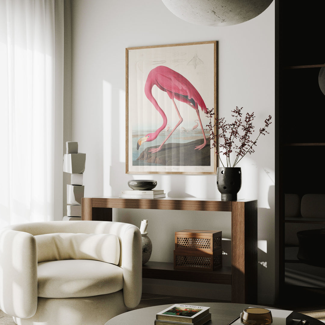 3x4 Vertical Wood Frame Mockup with Reflection,Wall Art Mockup,Poster Mockup
