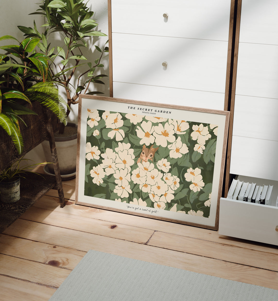 4x3 Horizontal Wood Frame Mockup,Picture Frame Mockup,Photoshop Templates